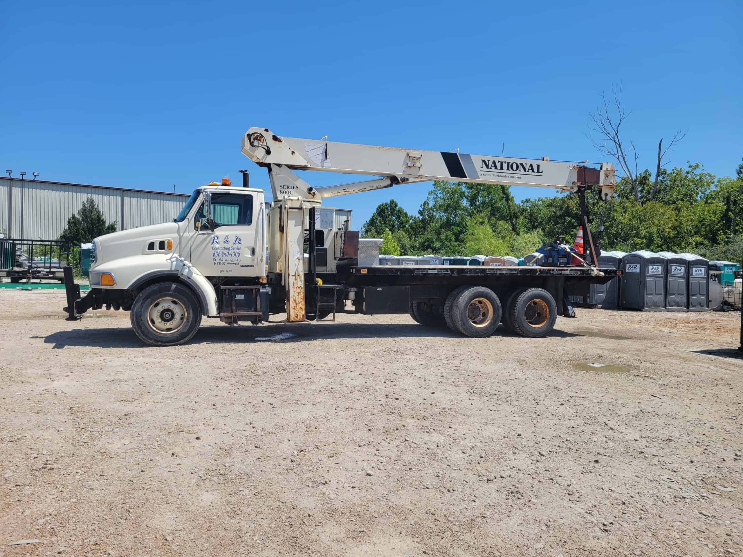 Boom Truck Rentals R&R Sanitation
